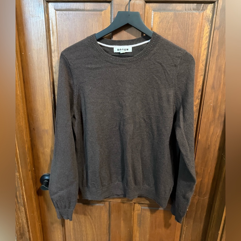Boden Eva Cashmere Crew Neck Sweater Size L